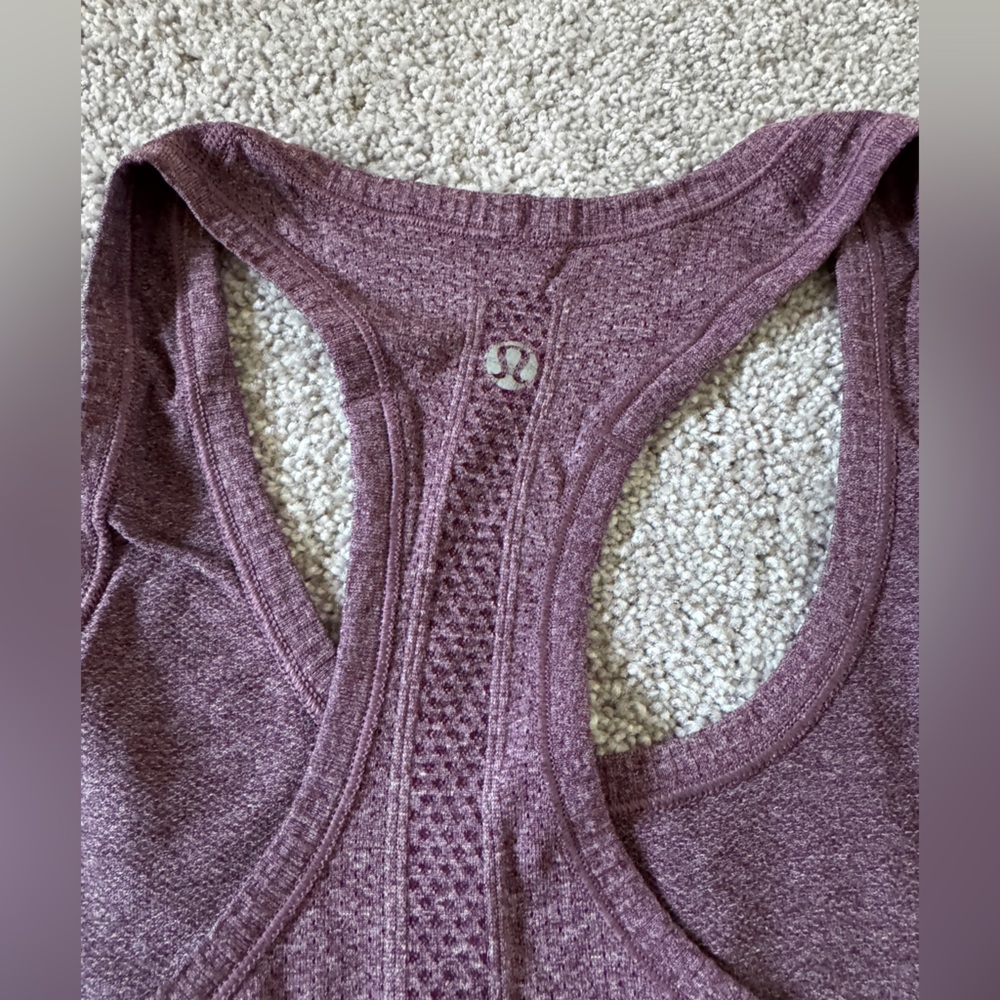 Purple Swiftly Tech Racerback - Picture 3 of 4